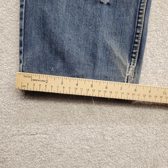 Vintage U.S. Polo Assn 32x32 Men’s Blue Jeans Light Distressed Denim Casual - Picture 7 of 10